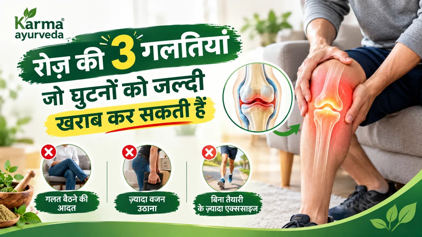 रोज़ ये 3 गलतियां कर रहे हैं? आपके घुटने जल्दी खराब हो रहे हैं