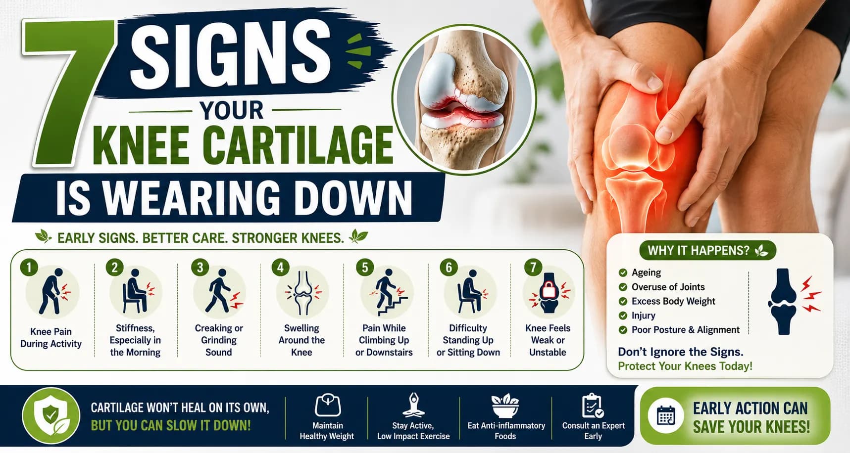 7 Signs Your Knee Cartilage Is Wearing Down