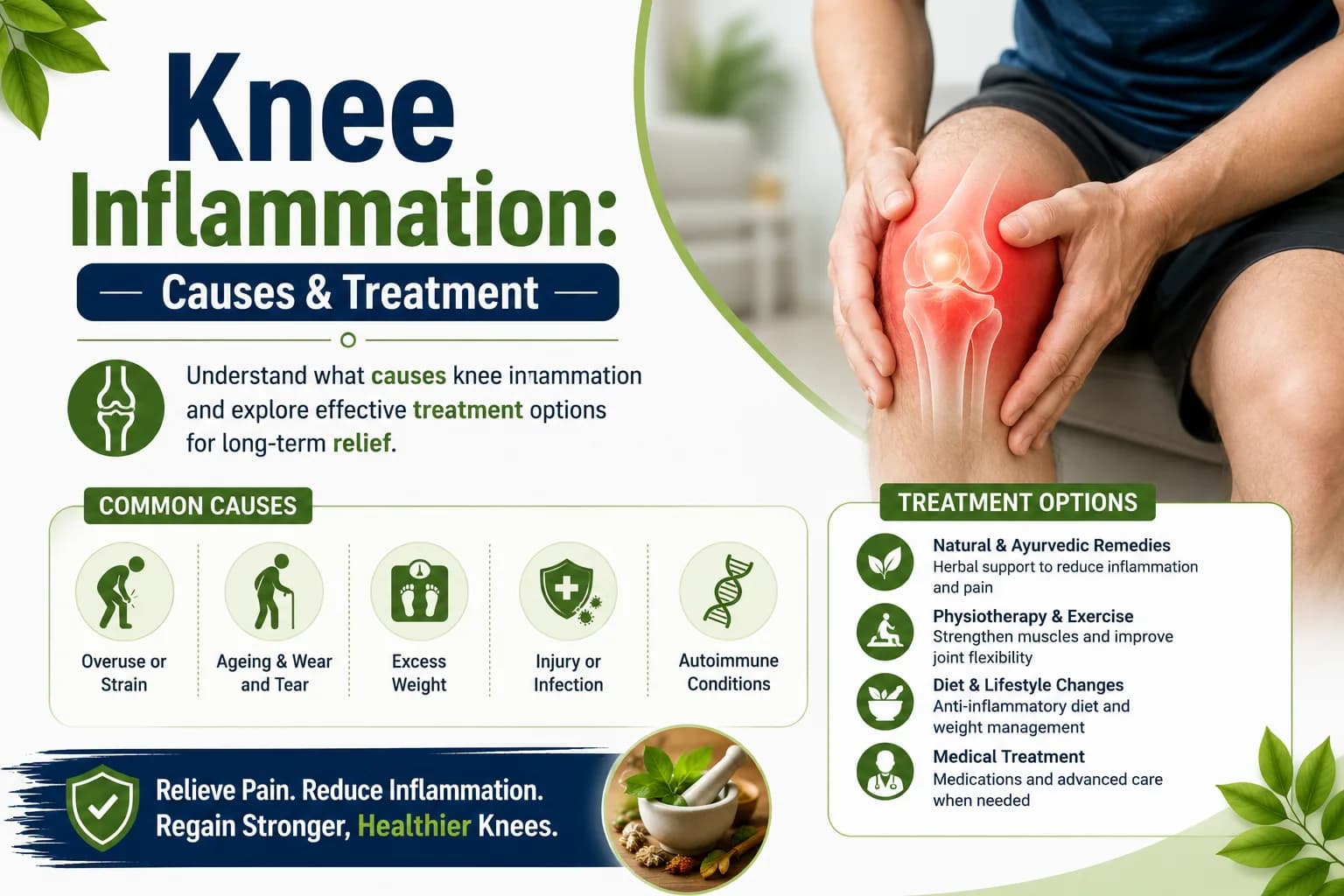 Knee Inflammation: Causes & Treatment