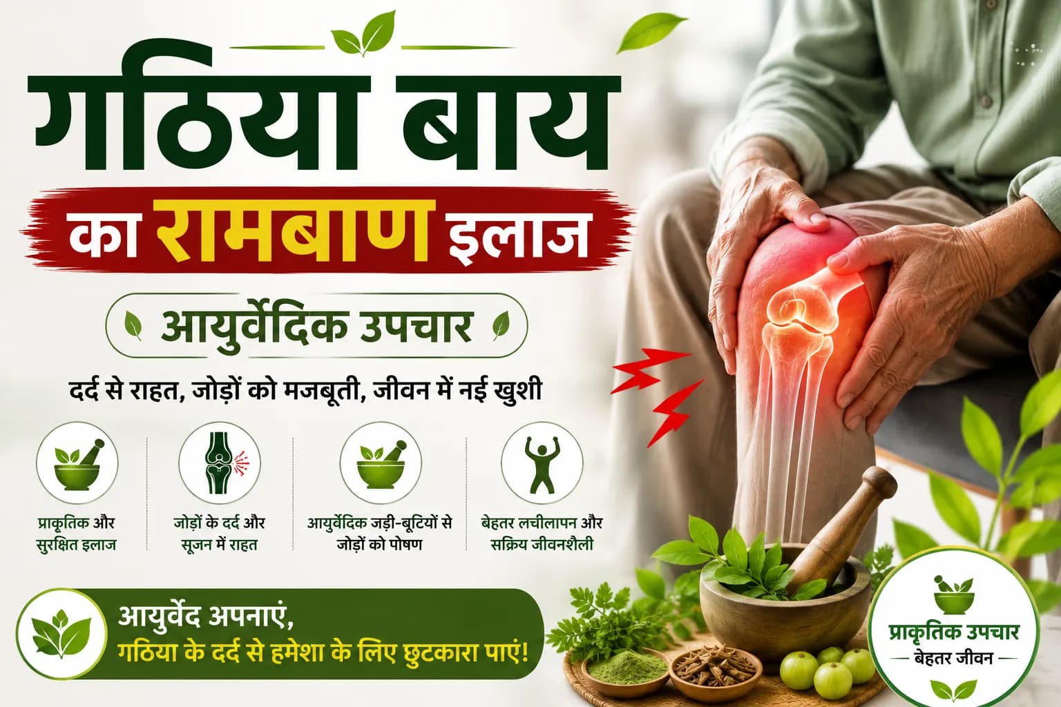 गठिया बाय का रामबाण इलाज | आयुर्वेदिक उपचार