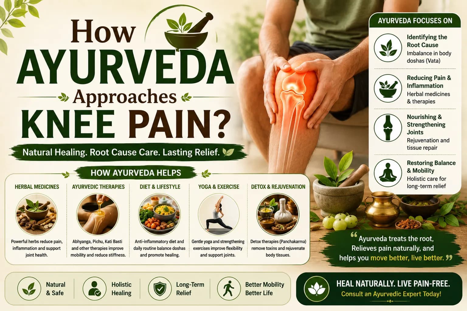 How Ayurveda Approaches Knee Pain?