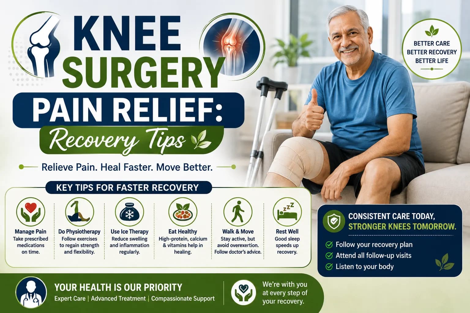 Knee Surgery Pain Relief: Recovery Tips