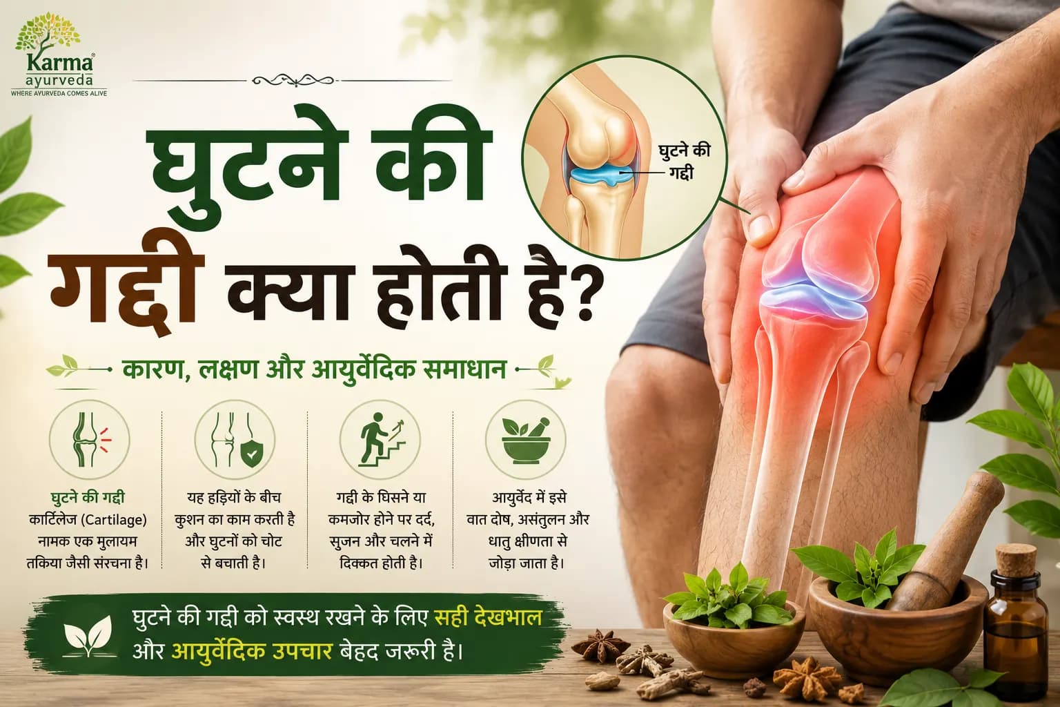 घुटने की गद्दी क्या होती है?