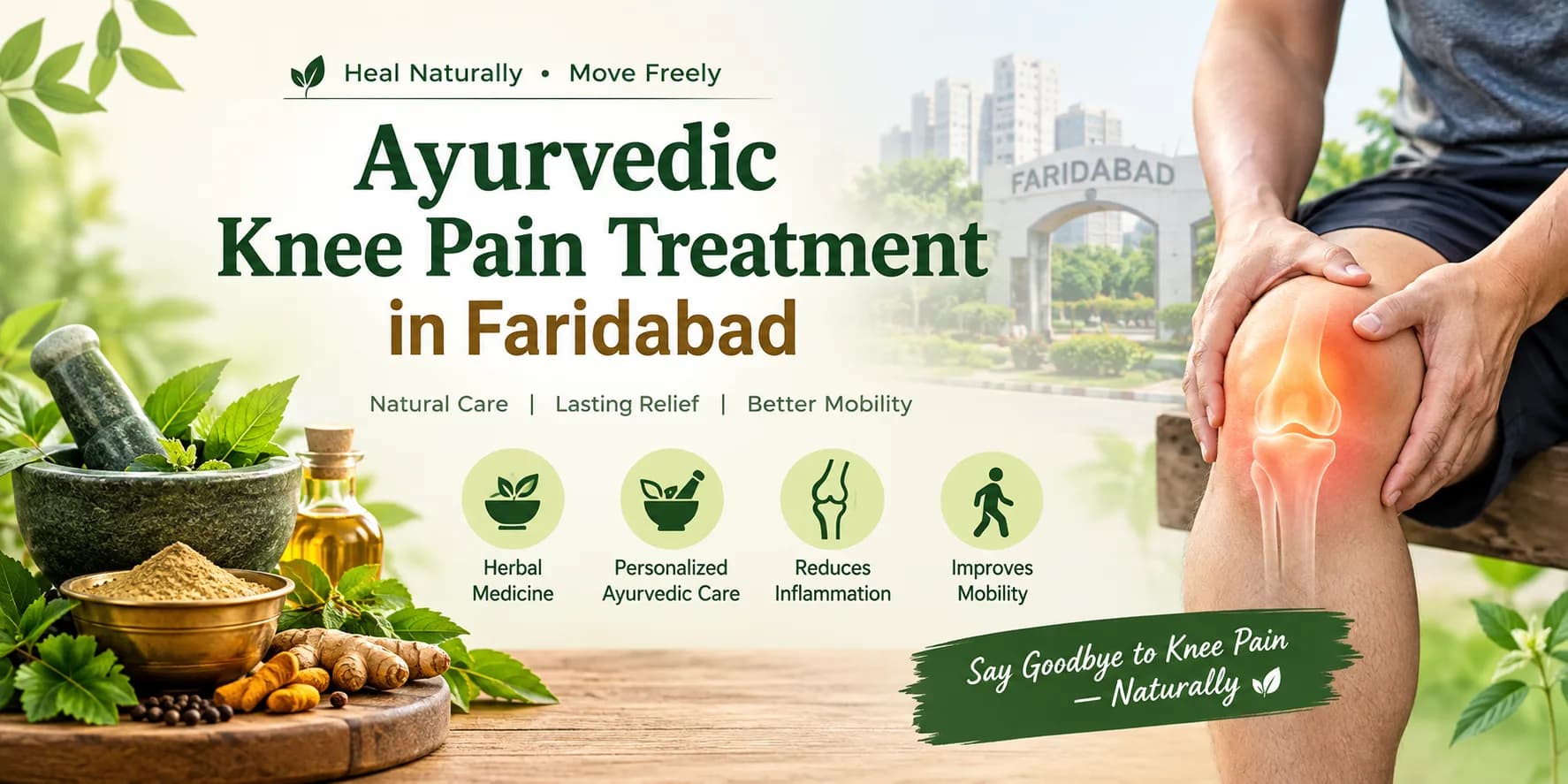 Ayurvedic Knee Pain Treatment in Faridabad; Karma Ayurveda